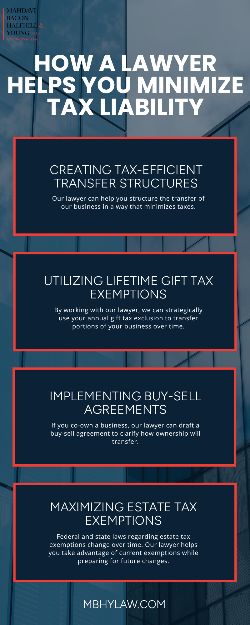 How A Lawyer Helps You Minimize Tax Liability Infographic